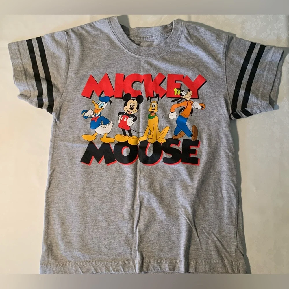 NWOT Bundle: Short Sleeve Hoodie, Disney Mickey Mouse & Spider-Man, Green Tee